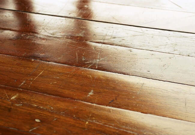 how to fix scratches on wood floor