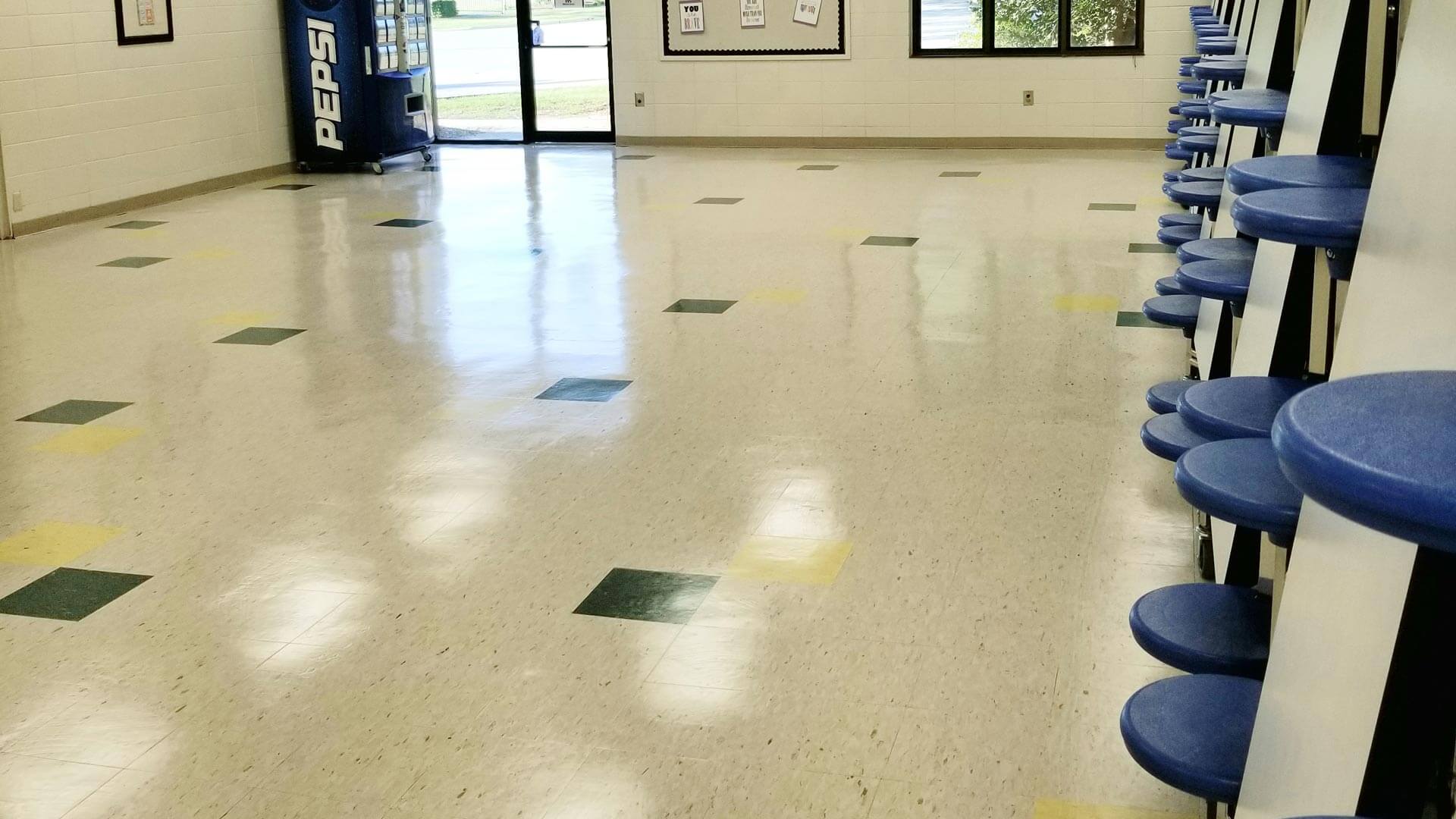 stripping and waxing floors